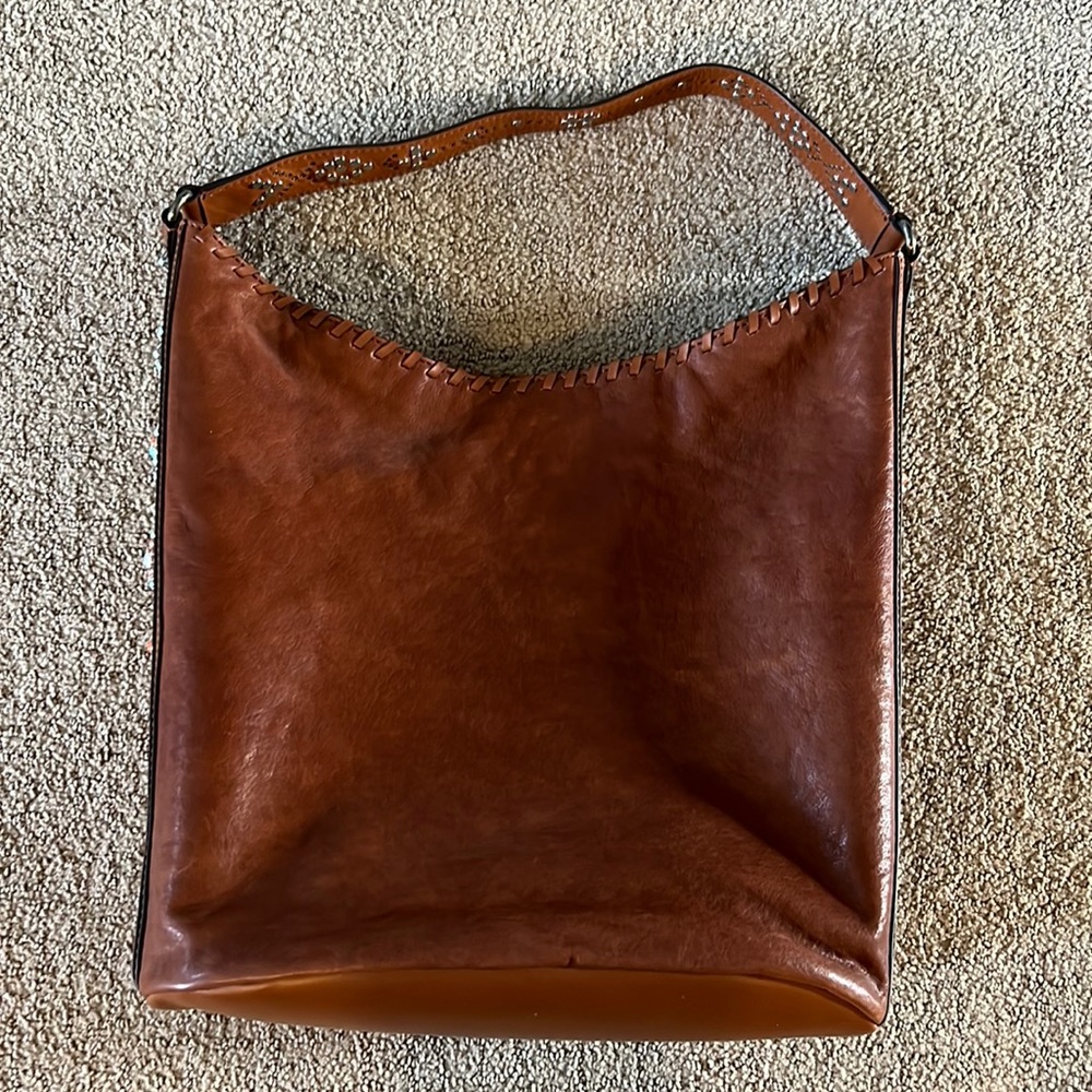 Frye Ladies Concho & Studded Leather Hobo Bag